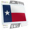 Kiwistar - Aufkleber - Texas Austin - Bundesstaat USA Autoaufkleber Sticker State Flagge