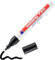 edding 750 paint marker - black - pack of 1 pen - round nib 2-4 mm - paint marker for marking and labelling metal, glass, rocks or plastic - heat-resistant, permanent, smudge-proof and waterproof