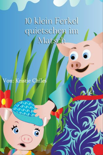 10 klein Ferkel quietschen im Matsch