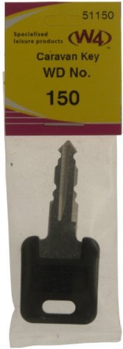 W4 WD Replacement Caravan Key No150 - Black