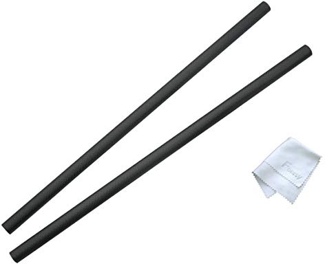 (2 Pcs) 40cm 16 Inch Carbon Fiber Light Weight 15mm Rods for Rail Rod Support Systems, fits 15mm Mattebox, Follow Focus Shoulder Pads Rod Monitor Mount Rod Clamp Base