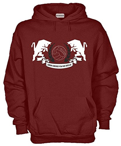 Settantallora Felpa Unisex con Cappuccio Torino Cuore Granata - Cotone Felpato Caldo Garzato - Maglia Invernale Morbida per Uomo e Donna, Tifosi e Tempo Libero