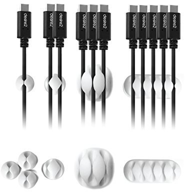 Desire2 Kabel Tidy Mixed 10 Multi-pack, Kabelmanagement, Kabelhalter, Weiß, 3,5 cm