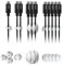Desire2 Kabel Tidy Mixed 10 Multi-pack, Kabelmanagement, Kabelhalter, Weiß, 3,5 cm