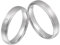 Juwelier Schönschmied Trauringe Hochzeitsringe Ehering - inkl. WUNSCHGRAVUR - Edelstahl Zirkonia multisizer 1HD - mit AMAZON KONFIGURATOR direkt online gestalten !
