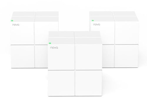 Tenda Nova Mw6 Router Mesh Wi-Fi Ac1200 Dual Band Mu-Mimo 2-Pack