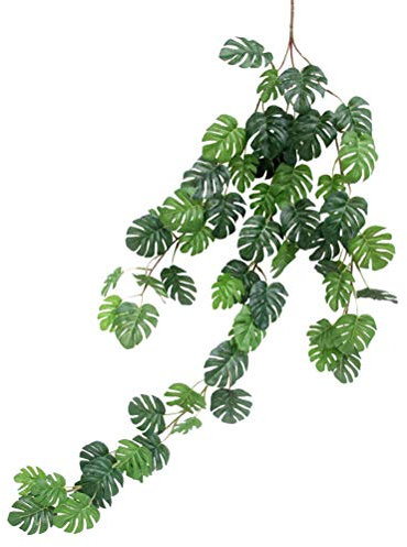 VOSAREA Monstera lä Weinblatt-Girlanden-Simulations-Blatt-Imitat-Palmblätter, die für Hochzeits-Haus künstlich sind