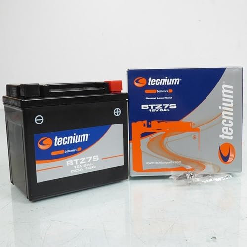 Batteria SLA Tecnium per Moto Yamaha 1000 YZF R1 2015-2017 YTZ7-S / 12V 6Ah