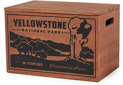Better Wood Products Limited Edition Protect the Parks Series All Natural Fatwood Fire Starter Sticks, 13 Pound Wooden Crate, Yellowstone