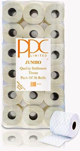 White Toilet Paper Bulk Toilet Roll Pack of 36 Tissue 16m JOBLOT Wholesale Hotel