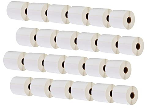 Versandetikett 100 mm x 150 mm - Thermo Etiketten - Selbstklebend - 1 Zoll Kern - 24 Rolle Pack Etikett x 370 St. Je Rolle =8880 Label -Kompatibel für Etikettendrucker,kompatibel mit Zebra,DHL-UPS-DPD