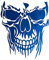 iSpchen Autoaufkleber Skull Aufkleber Halloween Totenkopf Schädel Aufkleber Selbstklebende Wasserdichte Motorhaube Aufkleber Auto Heckscheibe Dekoration Sticker
