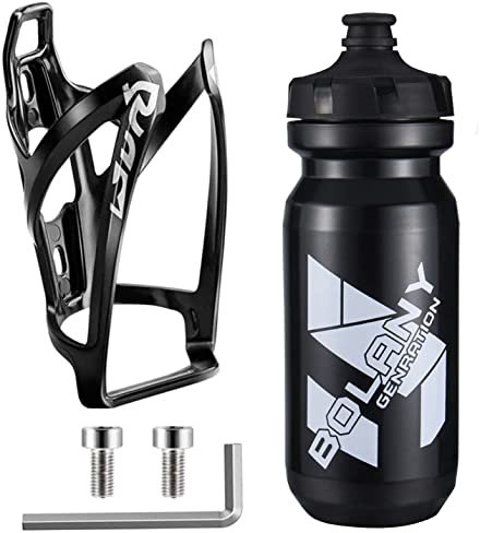 OSIGEI Porte Bidon de Vélo avec Gourde Vélo 610ML, Bidon de Sport de Haute Qualité sans BPA Convient Aux Vélo/VTT/Vélo de Route,Porte Gourde Indispensable pour Rouler