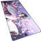 Demon Extended Slayer Tapis de souris de jeu XXL (90 x 40 cm), grand tapis de souris dessin animé, base en caoutchouc antidérapant, étanche, accessoires de bureau, tapis de souris pour le travail, les