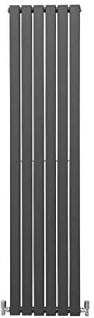 Radiatori Termosifoni in Acciaio Calorifero a Doppio Strato a Pannelli Piatti Riscaldamento Centralizzato Colonna Termosifone Orizzontale Radiatore a Parete - Grigio Antracite - 180 x 42 cm