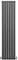 Radiador Panel Plano Lujoso 1800x420mm 180x42cm Gris Antracita Calefacción Calefactor Vertical Horizontal Montaje Pared Cocina Salón Baño Cepillo Limpieza Kit Reparación GRATIS Garantía 15 Años