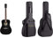 Fender CD-60 Dreadnaught Akustikgitarre (V3) – mit Koffer – schwarz & CAHAYA Gitarrentasche Akustikgitarre Gig Bag Guitar Case wasserdicht gepolsterte Gitarre Rucksack Verdickte Gitarrentasche