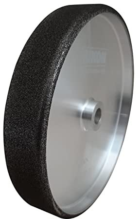 Rikon PRO Series 82-5080R CBN Grinding Wheel 80 Grit 8 inch Wheel 1-1/2 inch wide with Radius to Sharpen High Speed Steel Cutting Tools for your Woodworking Lathe