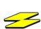 Diamant RS Emblem Auto Aufkleber RS Metall Aufkleber Karosserie Verkleidung Aufkleber Blattplatte Seitenetikett (Gelb Schwarz)