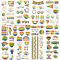 HOWAF 10 LGBT Gay Pride Tatuajes Temporales Tatuajes de Arcoiris Orgullo Gay Pride Pegatinas de Tatuaje de Arcoiris Tatuaje Impermeables Bandera Arcoiris Adhesivos para Celebraciones del Orgullo Gay