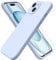 ACRONIX for iPhone 15 Case 6.1 with Screen Protector, Silky-Soft Touch Liquid Silicone Shockproof Rubber Case Comprehensive Protection Cover - Baby Blue