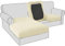 Sofa Sitzkissenbezug, Samt Stretch Bezug für Sofa Sitzkissen, Elastische Couchüberzüge, Sofasitzbezug Schonbezug Ersatz für einzelne Kissen (Großer 4-Sitzer,Beige)