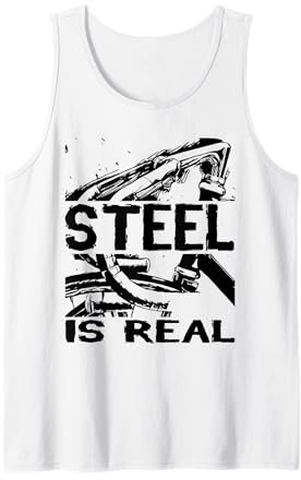 Fahrrad Rennräder Steel is real Stahl Rahmen Bikes Tank Top