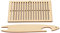 2 Teiliges Webstuhl-Set aus Holz, Starrer Webstuhlständer, Rückengurt, Webrahmen, Webstuhl, Kunsthandwerk für Armband Tasche Gürtel Kameragurt