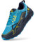 FitVille Scarpe Trail Running Uomo Pianta Larga Sneakers Leggere Scarpe da Corsa su Strada Trekking Sportive Outdoor Blu 42 EU X-Larga