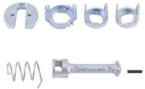 AutoFullCar Kit de Reparación Bombín Cerradura, Kit para Reparar Cilindro de la Cerradura Válido Puerta delantera izquierda y derecha para E46 Serie 3 1998-2005