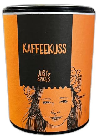 Just Spices Kaffeekuss Mix I Würze Kaffee, Cold Brew, Tiramisu & mehr I Gewürzdose, 45 g