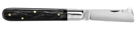 DUE BUOI COLTELLO INNESTO 203C PER MANCINI MANICO IN CORNO - LAMA ACCIAIO INOSSIDABILE BÖHLER N690