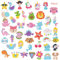 CAYUDEN Diamond Painting Sticker, 40pcs Diamond Painting Aufkleber Kinder 5D Diamant Painting Bilder Tiere Diamanten Kinder Sticker DIY Diamant Malerei Aufkleber Zubehör für Geschenk Kinder 6 8 10 12