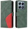 XINNI Cover Protettiva per Xiaomi 14T PRO Case, retrò Cellulare Custodia Libro Antiurto in Flip Pelle PU/TPU, Portafoglio Flip Magnetica, Verde