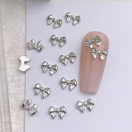 10 pezzi in lega 3D farfalla chiodo metallico farfalla diamante farfalla farfalla tipo farfalle