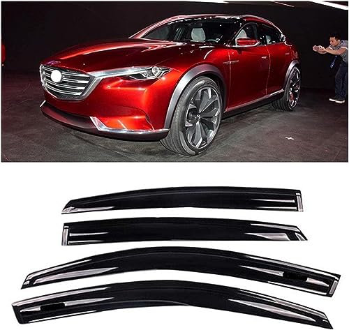 Windabweiser für Mazda Koeru 2016, Ästhetisches Design Verringerung Von Lärm Und Luftturbulenzen Leichte Installation
