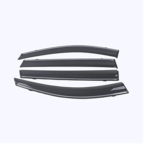 ZSGHJA Déflecteurs Et Visières Fenêtre Côté pour Cadillac Xt6 2019-2022 Voiture Fenêtre Verre Pare-Vent Pluie/Soleil Garde Vent Auvents(ABS Chrome)
