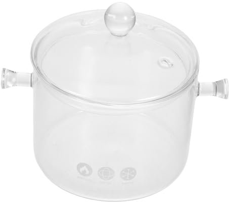 BESPORTBLE Elektrischer Hot Pot Mit Glasdeckel Ramenkocher Simmertopf Glasherdtopf Vielseitiger Kochtopf Für Die Familie