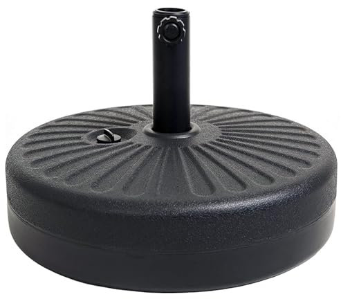 RANSENERS Schirmständer für Sonnenschirm Marketschirm - Sonnenschirmständer Füllbar mit Sand und Wasser