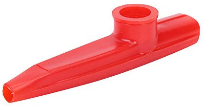 Kunststoff Tragbarer Kazoo Kazoo, Plastik Kazoo Kazoo, Plastik Kazoo Ukulele -Gitarrenpartner Leicht zu Lernen Musikinstrument für Gitarre Ukulele Akustische Instrumente (Rot)