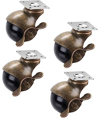 Amosfun 4stücke Universalrollen Haushaltsrollen Für Werkbank Schrank Möbel Tragfähig Und Langlebig