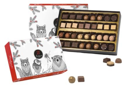 Cioccolatini Bodrato Scatola Regalo Winter Degustazione Assortita da 180 g