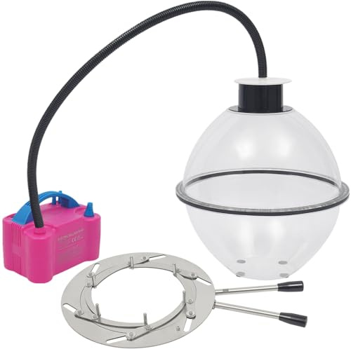 Ballon Füllmaschine Set Balloon Stuffing Machine mit Luftballonpumpe Elektrisch 230V & Manuell Aufweitungszange Ballon Expander Werkzeug Ballonfüllmaschine Luftballon Maschine
