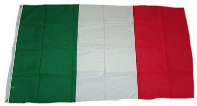 MM Italien Flagge/Fahne, wetterfest, mehrfarbig, 150 x 90 x 1 cm, 16304