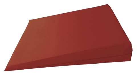 Sani-Alt Keilkissen Kissen Sitzkissen Sitzkeilkissen Sitzkissen Sitzkeil mit 100% Baumwollbezug! *Top-Qualität zum Top-Preis* (rot)