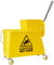 Professional 20 Litre Yellow Kentucky Mop System With Wheels and Double Bucket
