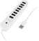 sourcing map USB Hub, 8-Port USB 2.0 Hub Portable USB Splitter for Notebook PC, Laptop, Mobile HDD and More (White)