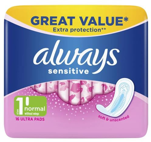 Always empfindliche Normal Ultra Damenbinden, 16 Pads