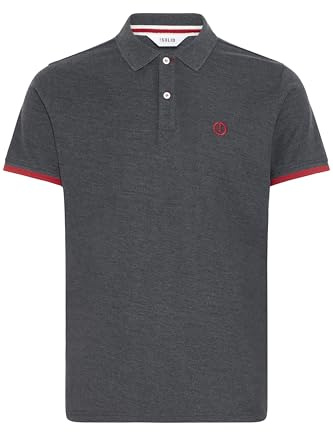 !Solid SDBenjaminPolo Herren Poloshirt Polohemd Shirt mit Polokragen Baumwollmischung Regular fit, Größe:XL, Farbe:Insignia Blue Melange (8991)