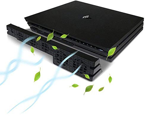 VOIMAKAS PS4 Pro Lüfter Kühler, PS4 Pro Turbo Cooling Fan, USB Externe Kühlgebläse 5 Fan Cooler Auto Luftzirkulation Kühlung Schutz für Sony PlayStation 4 Pro Konsole, (Nicht für PS4 und PS4 Slim)